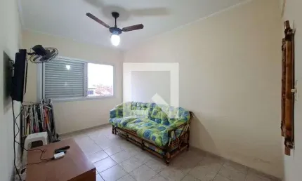 Apartamento para aluguel - nova mirim, 1 quarto,  53 m² - praia grande