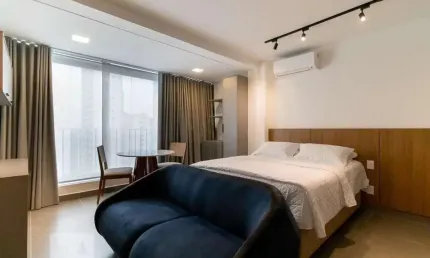Kitnet / Stúdio para Aluguel - Jardim Paulista, 1 Quarto,  30 m² - São Paulo