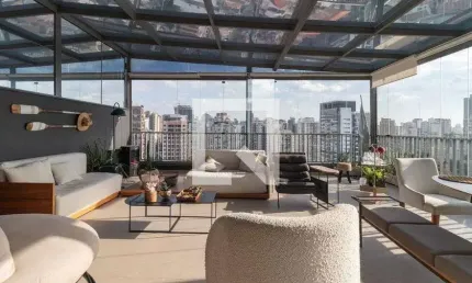 Cobertura para Aluguel - Perdizes, 1 Quarto,  82 m² - São Paulo