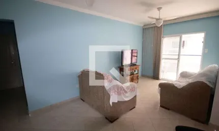 Apartamento para aluguel - guilhermina, 2 quartos,  75 m² - praia grande