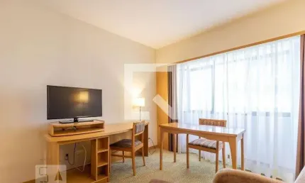 Apartamento para aluguel - alphaville, 1 quarto,  38 m² - barueri
