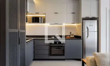 Kitnet / stúdio para aluguel - agronômica, 1 quarto,  33 m² - florianópolis