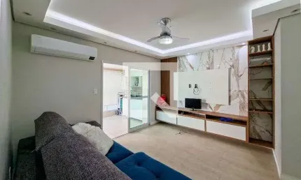 Apartamento para aluguel - vila caiçara, 2 quartos,  100 m² - praia grande