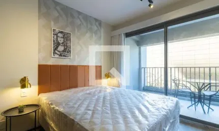 Kitnet / stúdio para aluguel - moema, 1 quarto,  30 m² - são paulo