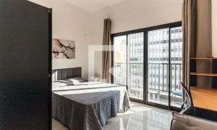 Kitnet / Stúdio para Aluguel - Santa Cecília, 1 Quarto,  22 m² - São Paulo