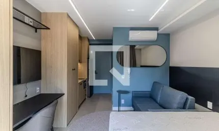 Kitnet / stúdio para aluguel - santa cecília, 1 quarto,  24 m² - são paulo
