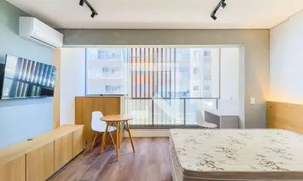 Kitnet / Stúdio para Aluguel - Brooklin, 1 Quarto,  30 m² - São Paulo