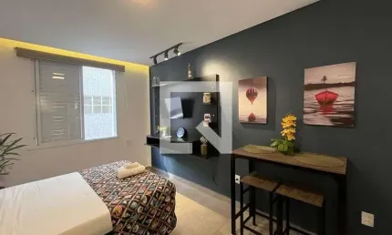 Kitnet / Stúdio para Aluguel - José Menino, 1 Quarto,  27 m² - Santos