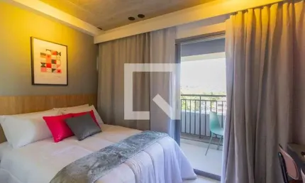 Kitnet / stúdio para aluguel - chácara santo antonio, 1 quarto,  19 m² - são paulo