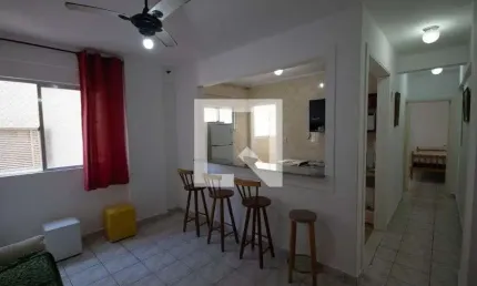 Apartamento para Aluguel - Aviação, 1 Quarto,  60 m² - Praia Grande