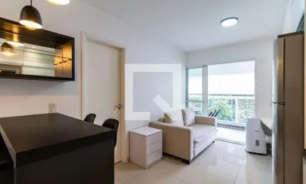 Apartamento para aluguel - panamby, 1 quarto,  40 m² - são paulo