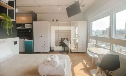 Kitnet / Stúdio para Aluguel - Santa Cecília, 1 Quarto,  27 m² - Porto Alegre
