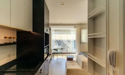 Kitnet / Stúdio para Aluguel - Santa Cecília, 1 Quarto,  26 m² - São Paulo