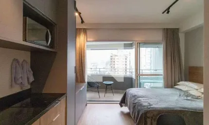Kitnet / Stúdio para Aluguel - Perdizes, 1 Quarto,  24 m² - São Paulo