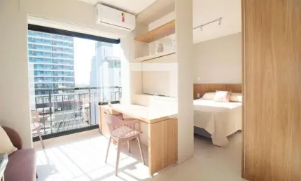 Kitnet / stúdio para aluguel - pinheiros, 1 quarto,  32 m² - são paulo