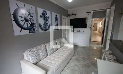 Apartamento para Aluguel - Aviação, 2 Quartos,  52 m² - Praia Grande