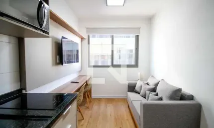 Kitnet / stúdio para aluguel - pinheiros, 1 quarto,  24 m² - são paulo