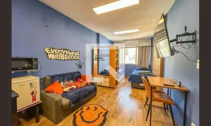 Kitnet / stúdio para aluguel - centro, 1 quarto,  27 m² - rio de janeiro