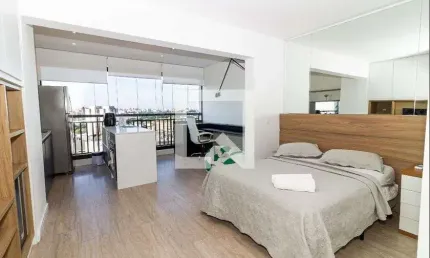 Kitnet / stúdio para aluguel - bom retiro, 1 quarto,  34 m² - são paulo