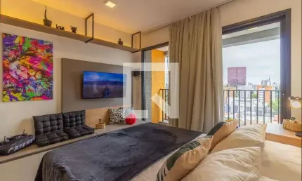 Kitnet / stúdio para aluguel - vila madalena, 1 quarto,  24 m² - são paulo