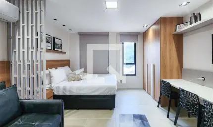 Kitnet / stúdio para aluguel - santa teresa, 1 quarto,  30 m² - rio de janeiro