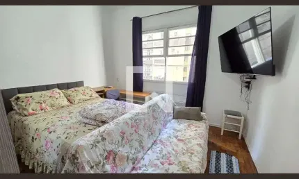 Apartamento para aluguel - boqueirão, 1 quarto,  50 m² - santos