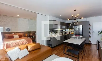 Apartamento para aluguel - moema, 1 quarto,  48 m² - são paulo