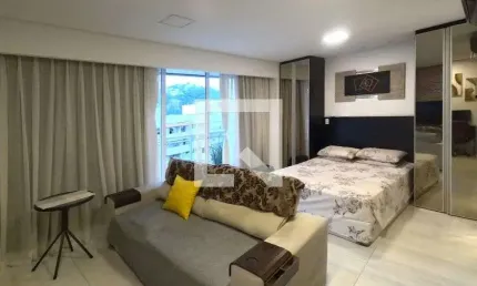 Apartamento para aluguel - gonzaga , 1 quarto,  45 m² - santos