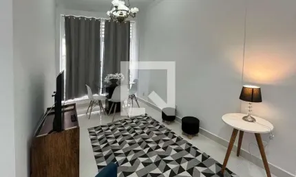 Apartamento para Aluguel - Boqueirão, 1 Quarto,  52 m² - Santos