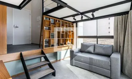 Apartamento para aluguel - pinheiros, 1 quarto,  29 m² - são paulo