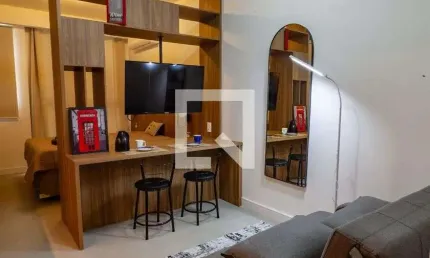 Kitnet / stúdio para aluguel - trindade, 1 quarto,  31 m² - florianópolis