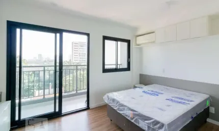 Kitnet / stúdio para aluguel - moema, 1 quarto,  26 m² - são paulo