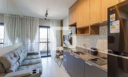 Apartamento para aluguel - moema, 1 quarto,  30 m² - são paulo