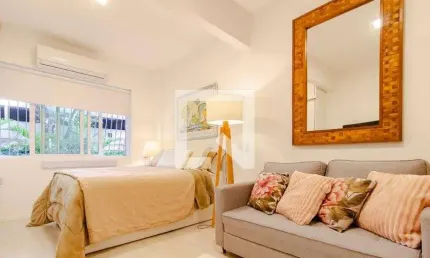 Kitnet / stúdio para aluguel - copacabana, 1 quarto,  30 m² - rio de janeiro