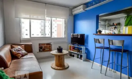 Apartamento para aluguel - menino deus, 1 quarto,  56 m² - porto alegre