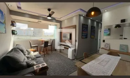 Apartamento para aluguel - canto do forte, 2 quartos,  70 m² - praia grande