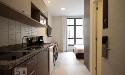 Kitnet / stúdio para aluguel - centro, 1 quarto,  20 m² - são paulo
