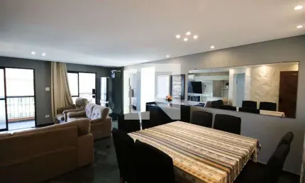 Apartamento para aluguel - aviação, 4 quartos,  133 m² - praia grande