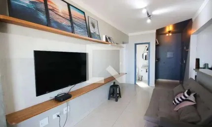 Apartamento para aluguel - vila caiçara, 1 quarto,  59 m² - praia grande