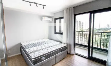 Kitnet / stúdio para aluguel - moema, 1 quarto,  27 m² - são paulo