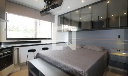 Kitnet / stúdio para aluguel - moema, 1 quarto,  24 m² - são paulo