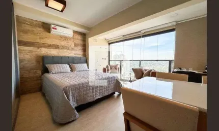 Kitnet / stúdio para aluguel - chácara santo antonio, 1 quarto,  28 m² - são paulo