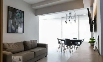 Kitnet / Stúdio para Aluguel - Ponta da Praia, 1 Quarto,  51 m² - Santos