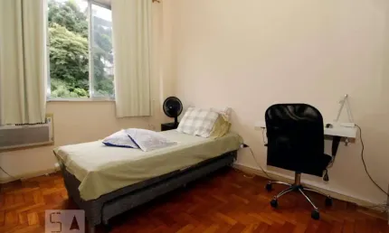 Kitnet / stúdio para aluguel - catete, 1 quarto,  24 m² - rio de janeiro