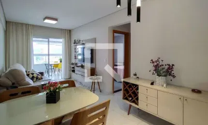 Apartamento para aluguel - vila caiçara, 2 quartos,  87 m² - praia grande