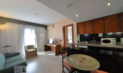 Apartamento para aluguel - asa sul, 1 quarto,  55 m² - brasília