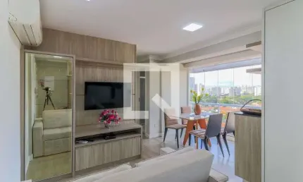 Apartamento para aluguel - campo belo, 1 quarto,  33 m² - são paulo
