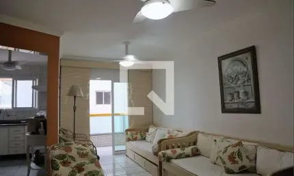Apartamento para aluguel - vila caiçara, 1 quarto,  51 m² - praia grande