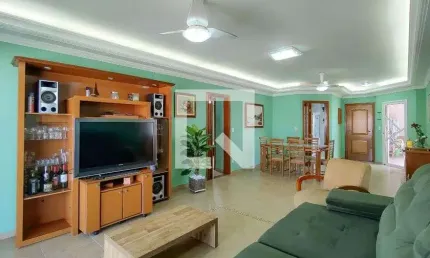 Cobertura para aluguel - guilhermina, 4 quartos,  350 m² - praia grande