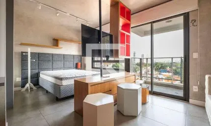 Kitnet / stúdio para aluguel - vila madalena, 1 quarto,  32 m² - são paulo